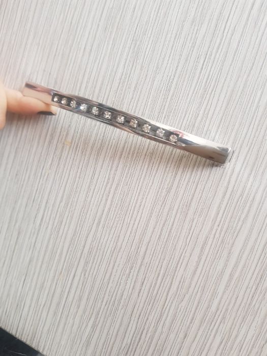 мебелни дръжки метални с камъни 10бр