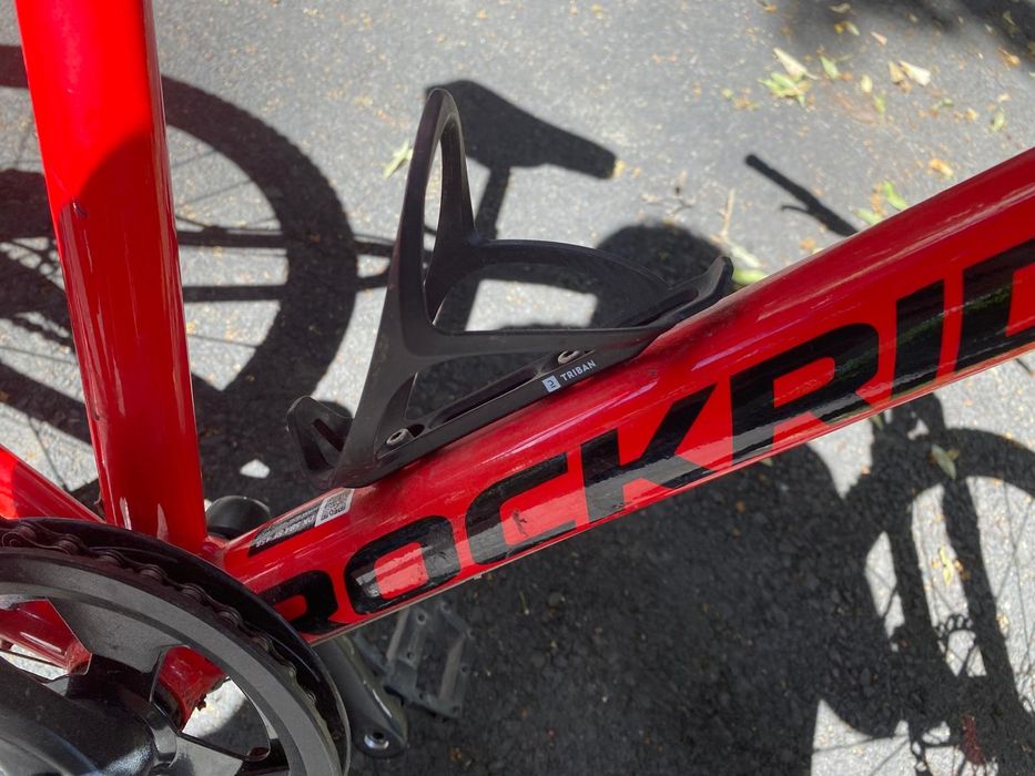 Bicicleta MTB Rockrider ST900 24” rosu, copii 9-12 ani