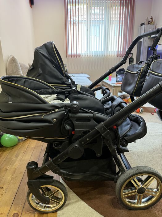 Количка за близнаци 3in1 Adbor Duo Lux 3D