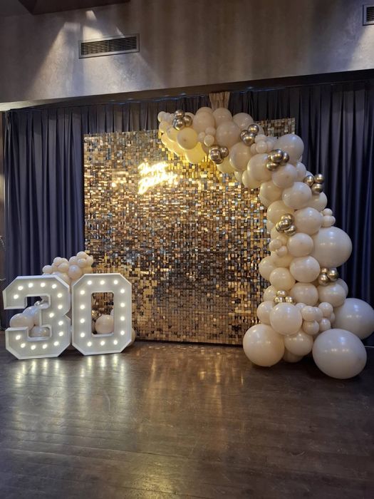 Украса с балони за рожден ден, кръщене и други поводи