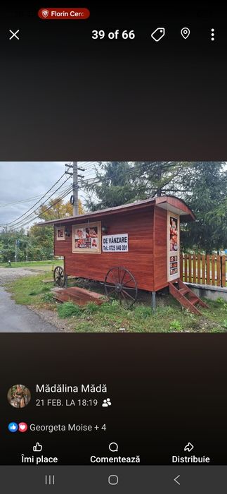 Rulota comerciala fixa