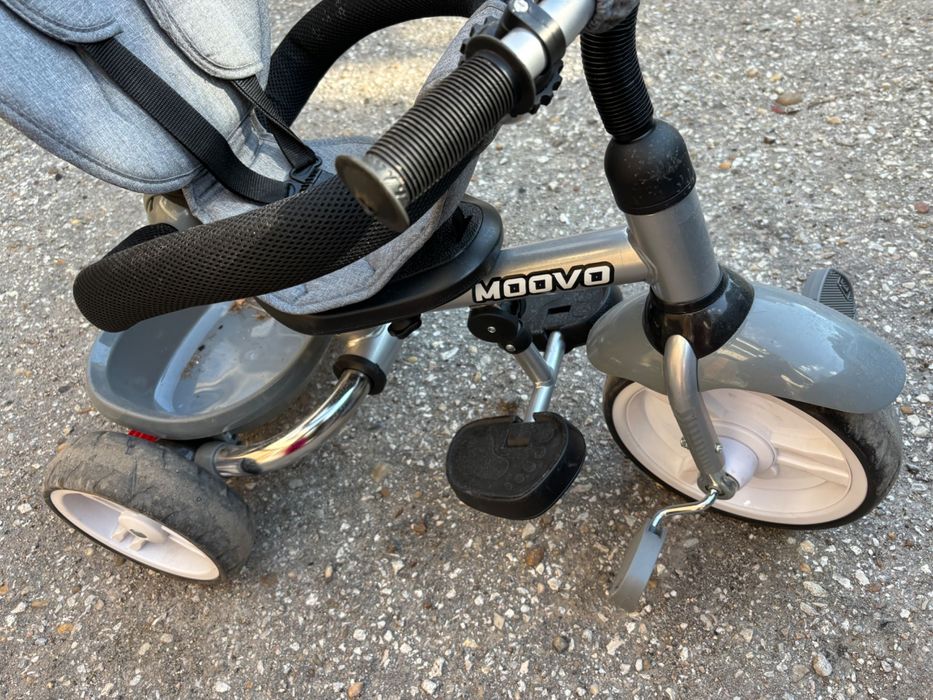 Триколка Lorelli Moovo, Grey Luxe, сива