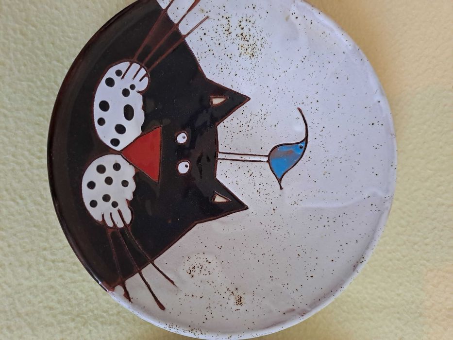 farfurie ceramica decor hand made semnata