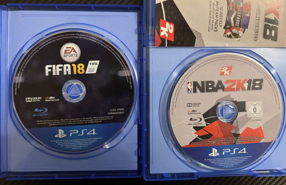 FIFA 18 NBA 18 2018 2K18