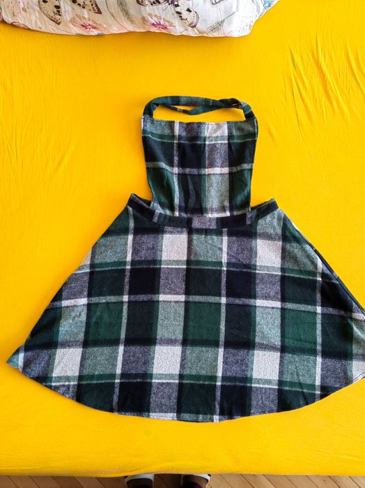 нова карирана рокля сукман