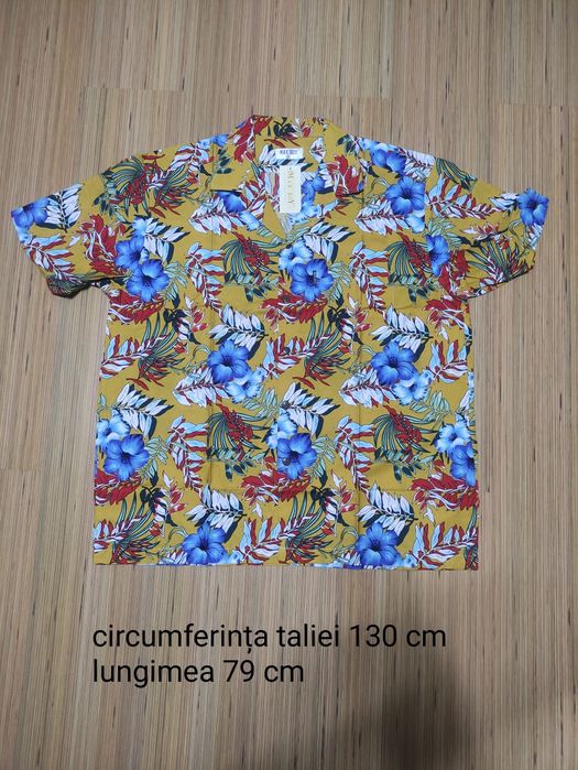 Camasi Hawai inflorate 52 are 130cm de jur împrejurul burții