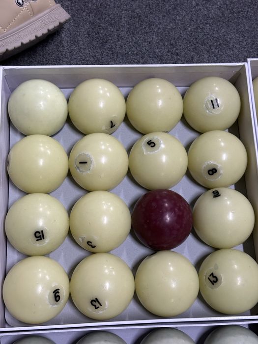 bilyard toshlari jami 12ta komplekt