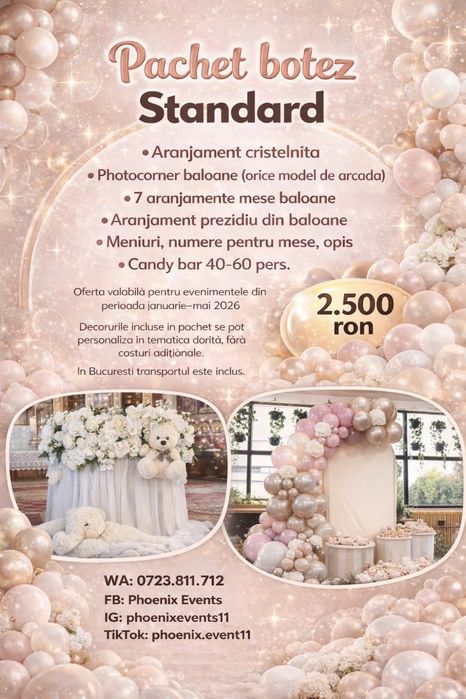 Pachet botez all inclusive oferta