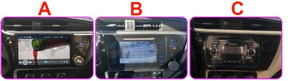 TOYOTA COROLLA 2017-2018 - 10'' ТИП "А" Навигация Андроид , 9345