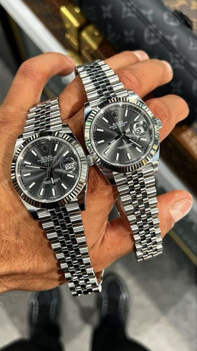 Rolex Date-Just 41 Grey Dial ETA 3235