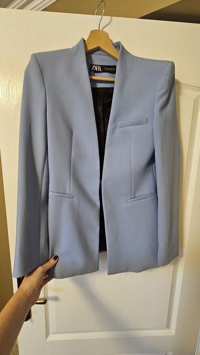 Costum Zara Dusty Blue