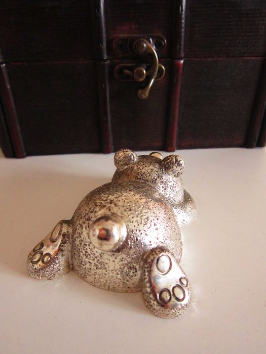 cadou rar Ursulet Teddy Bear placat argint