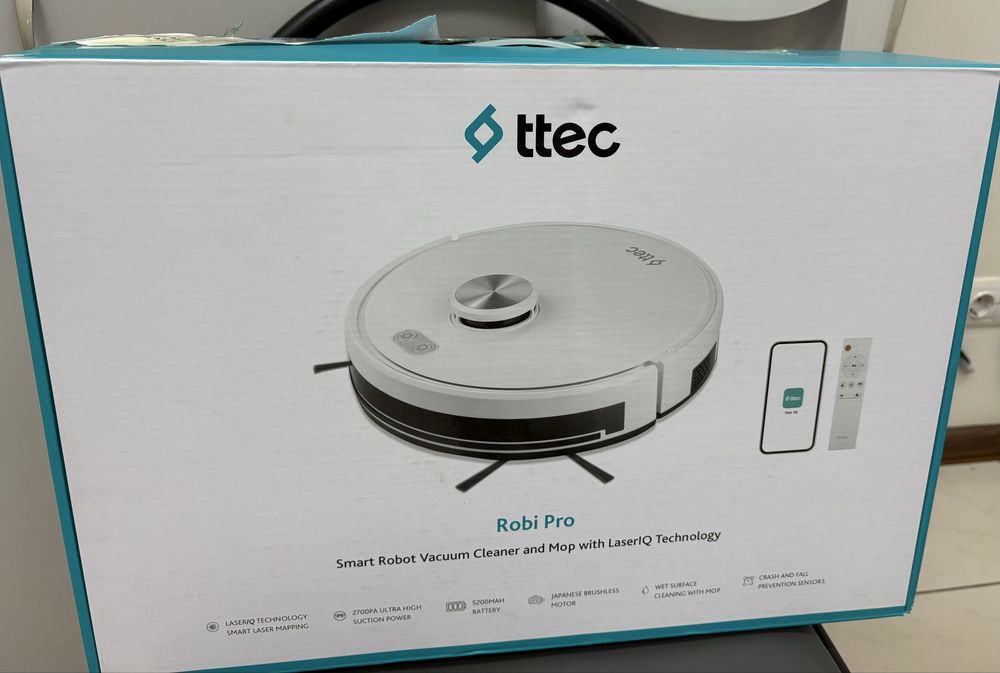 Робот-пылесос Ttec Robi Pro LaserIQ 2RS02 белый