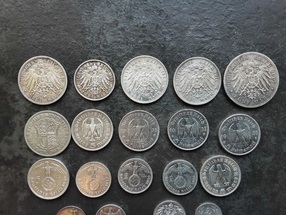 Monede argint diferite tari