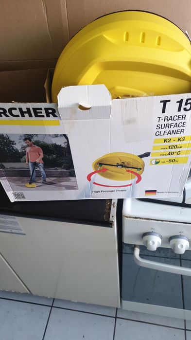 Curățare buruieni trimer Karcher 18-55 18v batery si T-Racer T 150