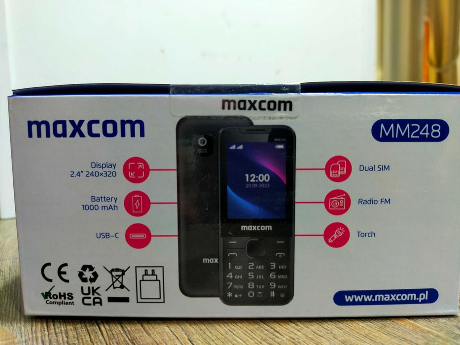 Vand Telefon Maxcom Clasic MM248 (nou, sigilat in cutie)