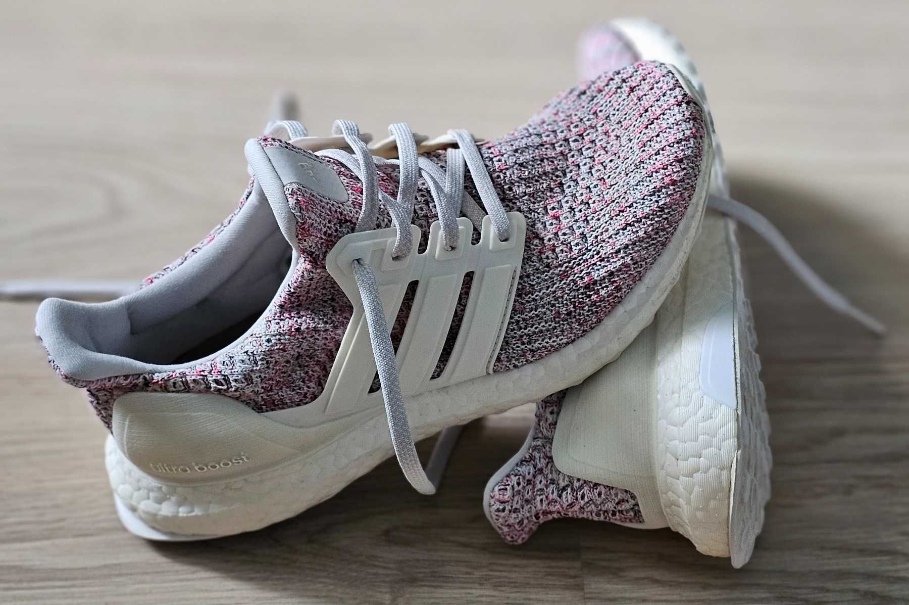 Ultra boost pink static sales