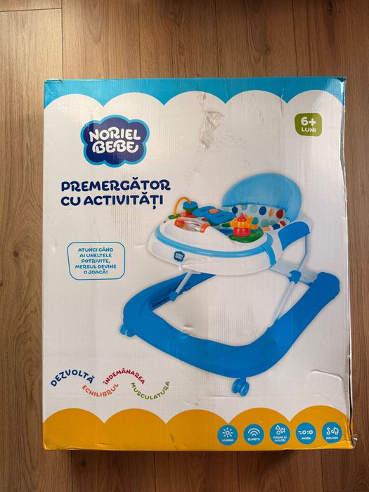 Premergator cu activitati, Noriel Bebe, albastru