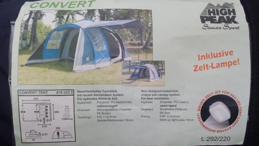 Палатка - HIGH PEAK