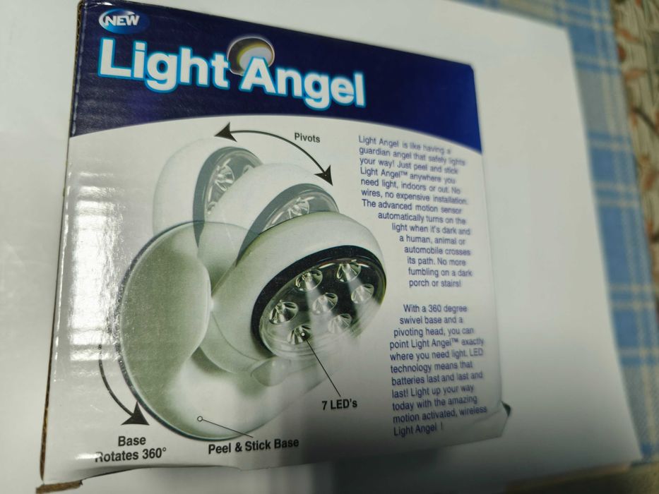 Lampa fara fir cu senzor de miscare