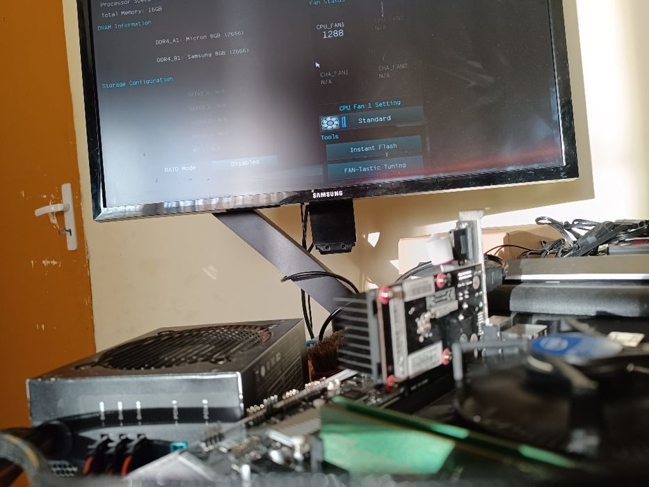 Комбо Asrock H510M/I5 11400F и боксов кулер