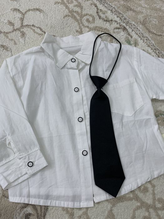 Белая рубашка детская