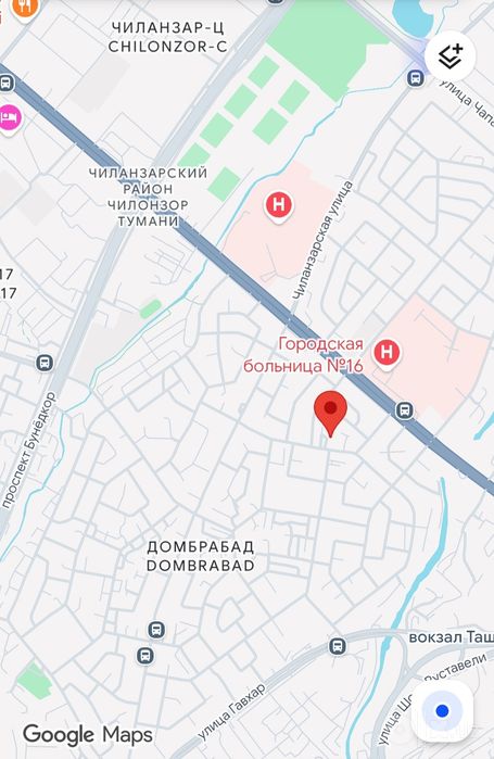 Чилонзор Ориентир 16 Больница