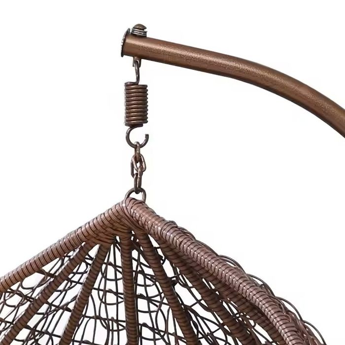 Кафява Ратанова Люлка с Голямо Гнездо, Усилена Конструкция