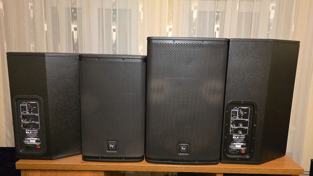 BOXE Electro Voice ELX 112P, ELX 115P și ELX 118P - Boxe active