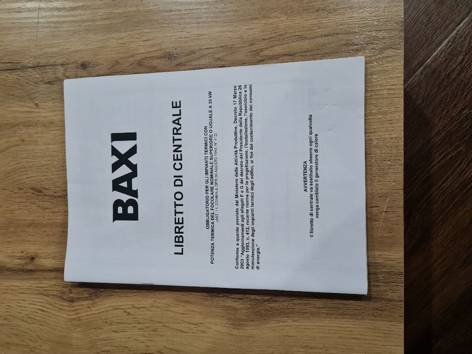 Двухконтурный отопительный котёл  Baxi,Италия.