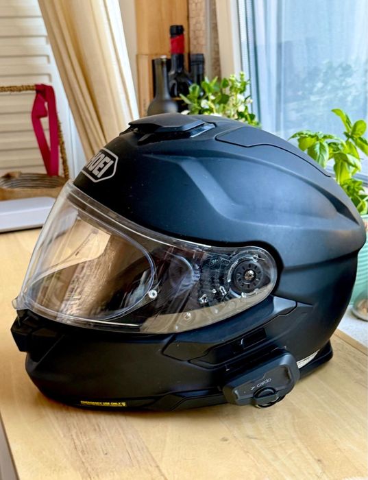 Casca Moto SHOEI GT-AIR 3 Matt Black | Intercom CARDO inclus
