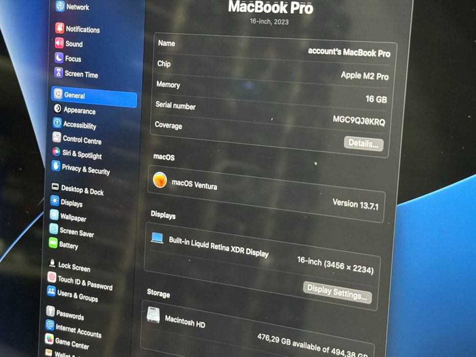 Apple MacBook Pro M2 512GB