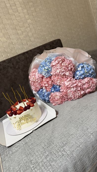 Цветы Гортензия