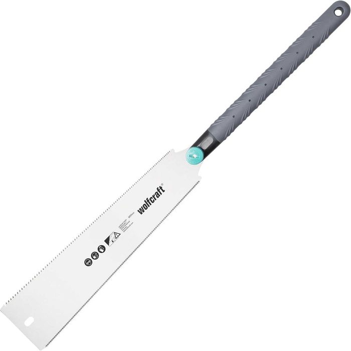 Комплект Wolfcraft стойка + трион за рязане на первази