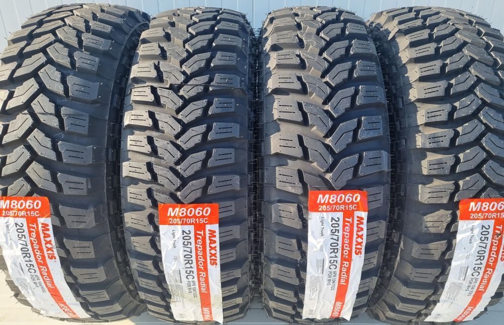 205/70 R15 C, 104Q, MAXXIS Trepador, Anvelope Mud Terrain M+S