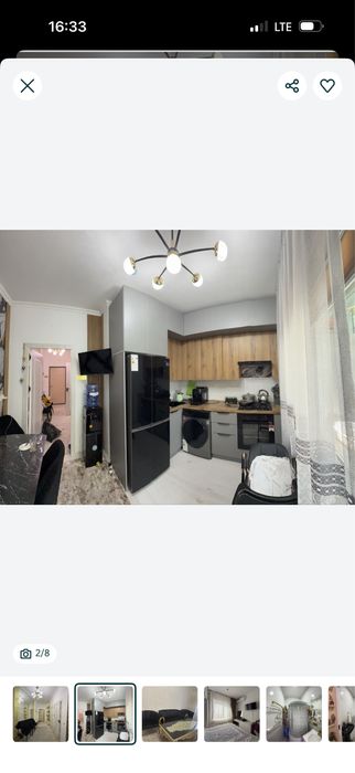 Олмос 3хона кв Евро ремонт сотилвоти Бонуслари бн