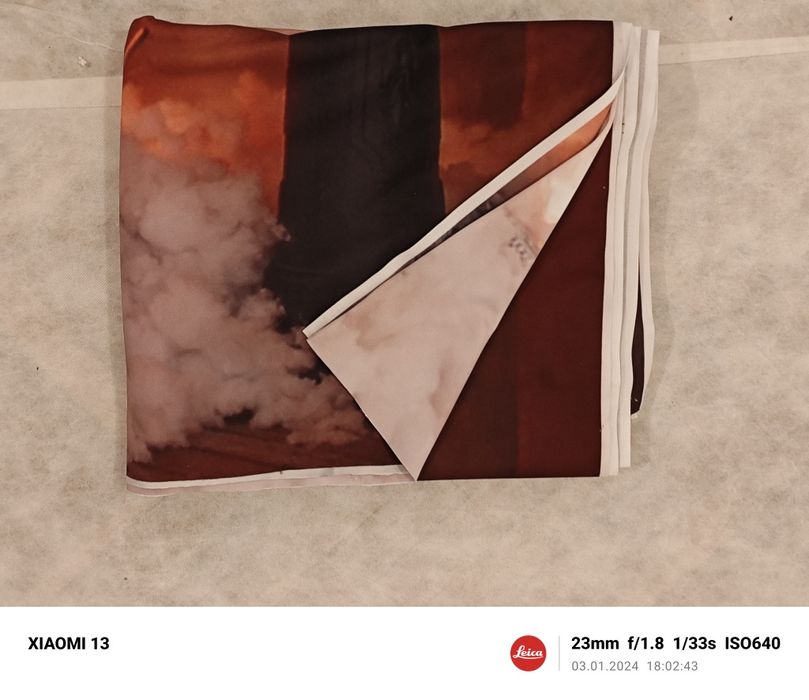 Коледен фон от текстил полиестер