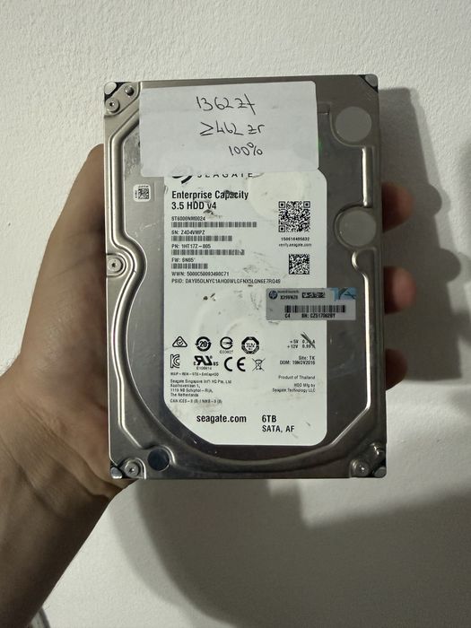 Hard disk 6tb Seagate enterprise v4