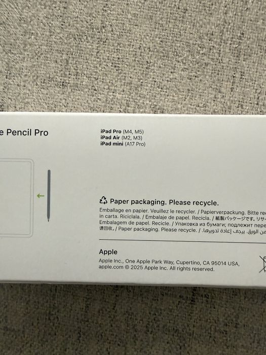 Apple pencil Pro nou nout, nefolosit