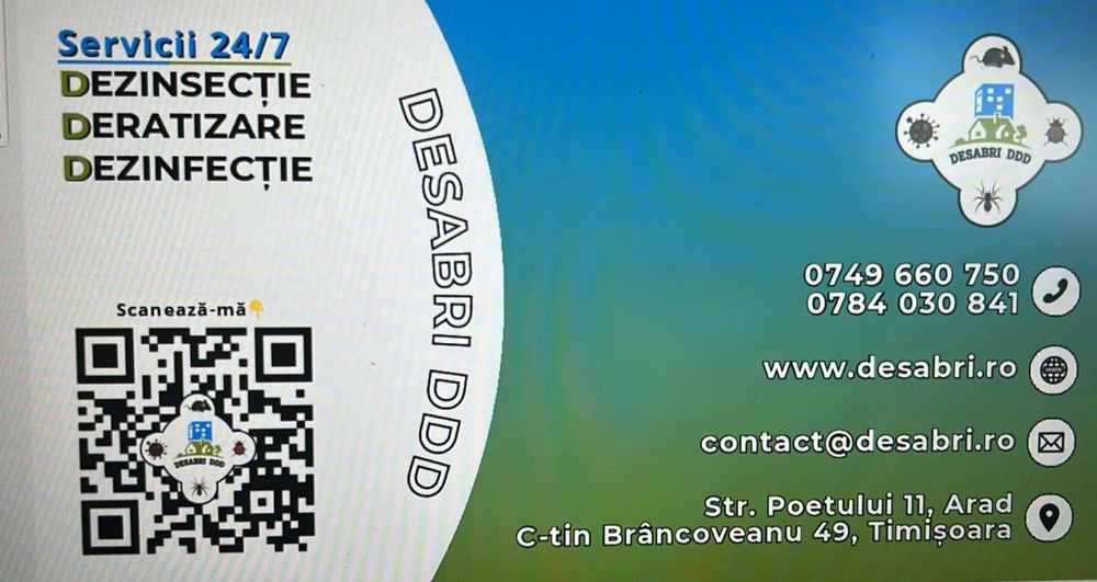 Dezinsectie-Deratizare