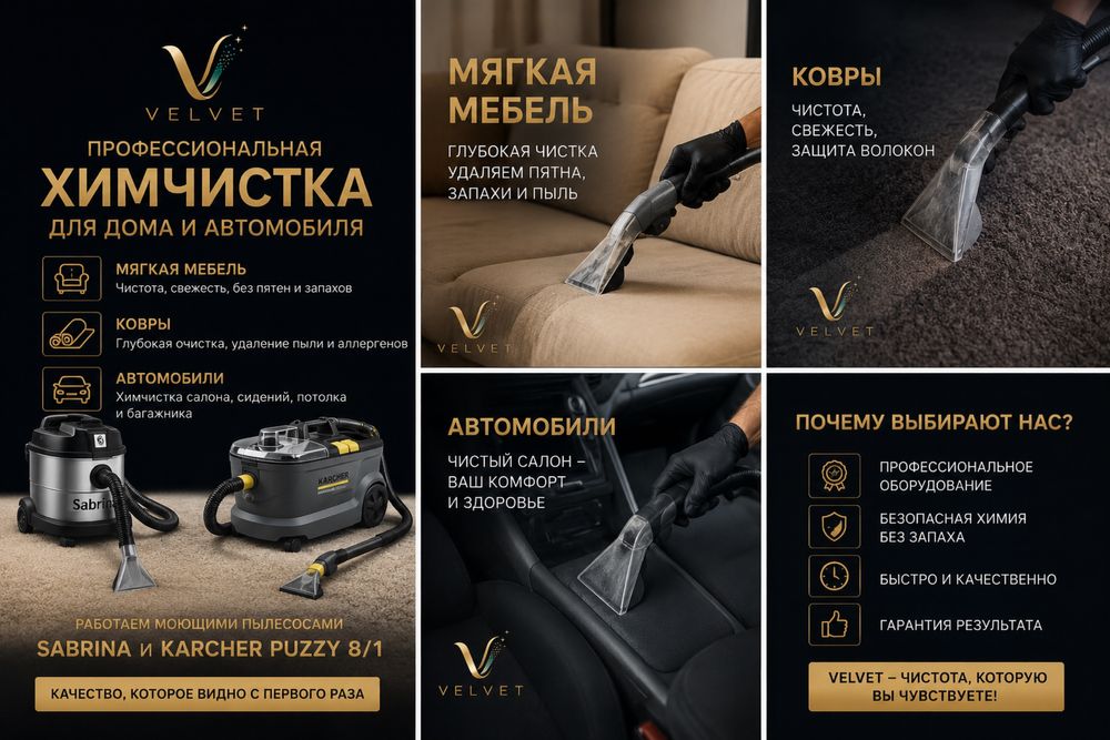 Yumshoq mebellarni kimyoviy tozalash