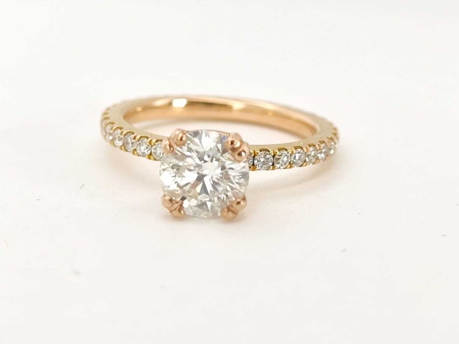 Inel 18k cu diamante naturale 1.85ct
