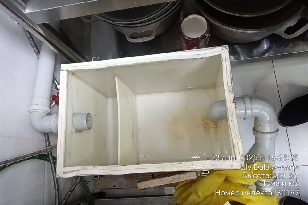 Чистка жироуловителя