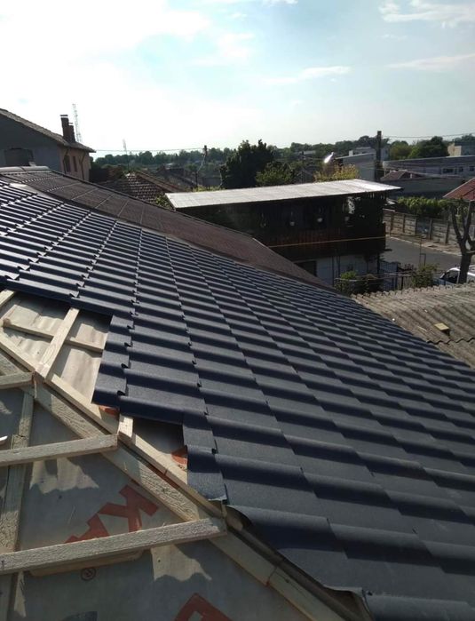 Montaj acoperisuri, Dulgheri, Mansardari, Tigla Metalica, Tabla cutata