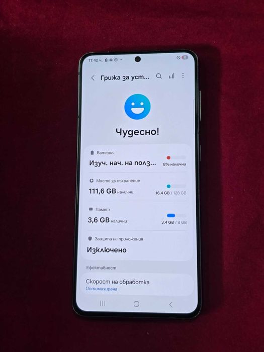 ***Пукнат гръб*** Samsung Galaxy S21 128GB