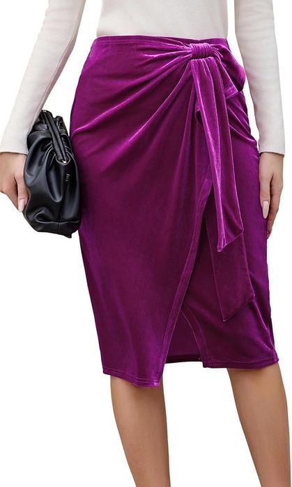 Миди пола 2XL. Дамска пола голям размер