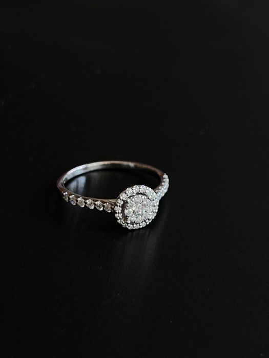 Vand inel logodna cu diamante naturale