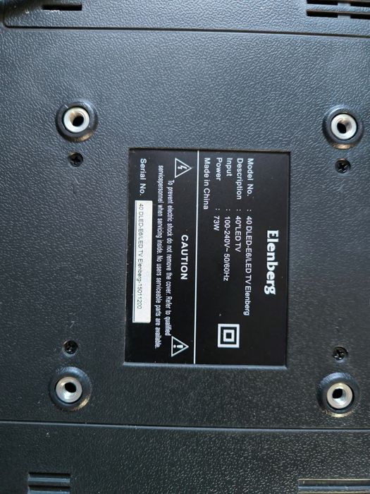 Led телевизор Elenberg 40 дюймов/102 см.