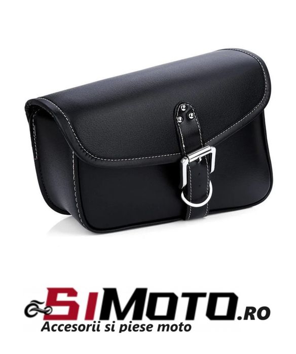 Geanta laterala moto chopper custom cruiser motocicleta cob