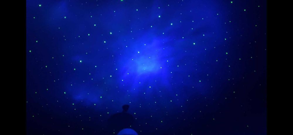 Lampa led ASTRONAUT cu proiector galaxy